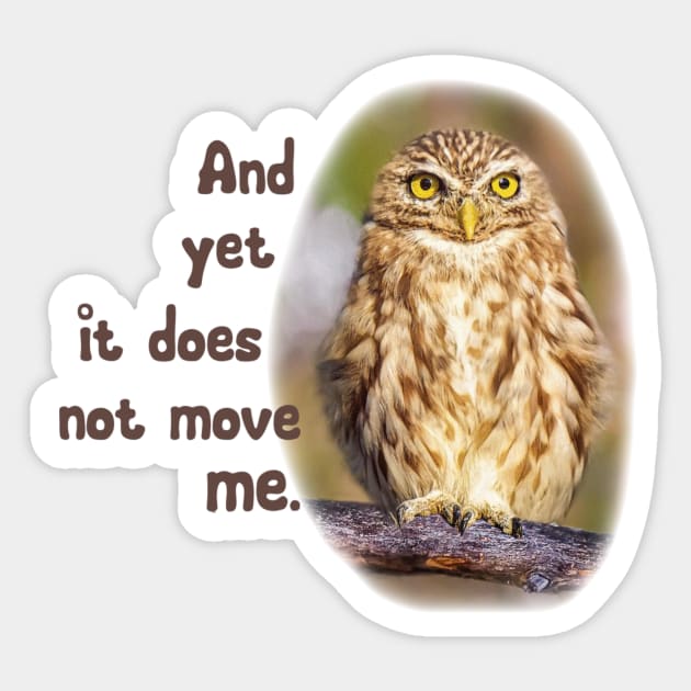 Funny Owl Quote Sticker by julyperson